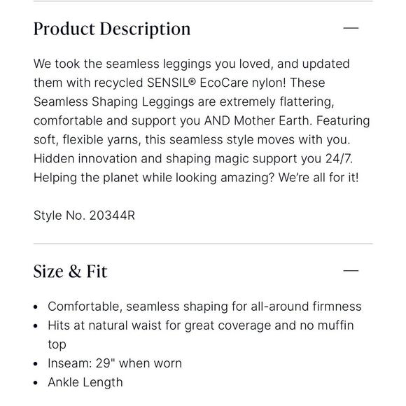 Spanx Women Seamless Leggings Look At Me Now High Waisted Black EcoCare Size NWT - Picture 4 of 5